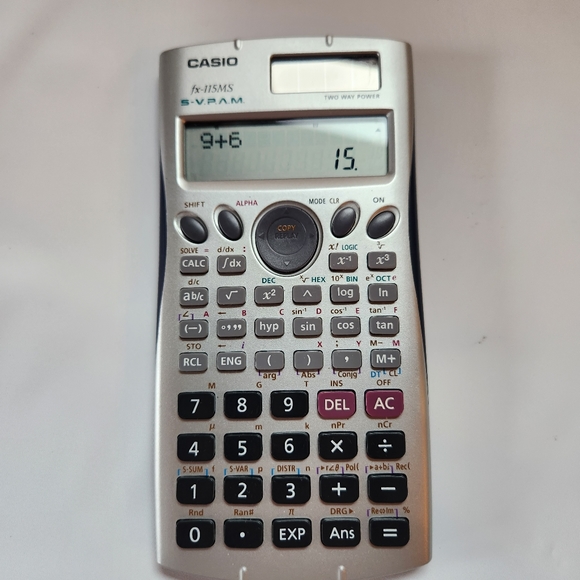 Casio Fx-115MS S-VPAM Scientific Calculator with Case Cover - Picture 7 of 11